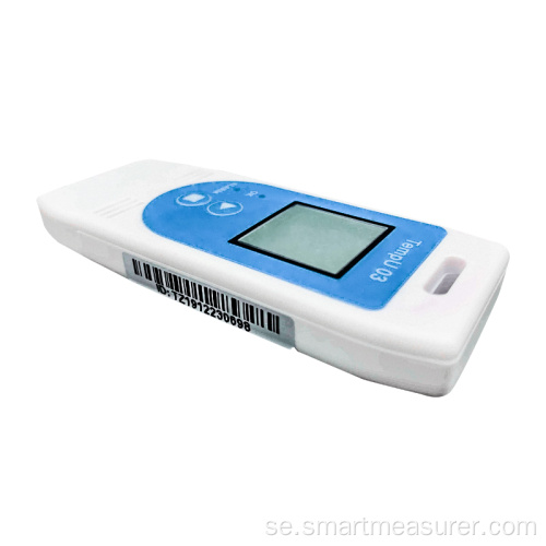 Bärbar USB-typ Temperaturfuktighetsdatalogger Termograf Temperaturregulator för kylkedja
